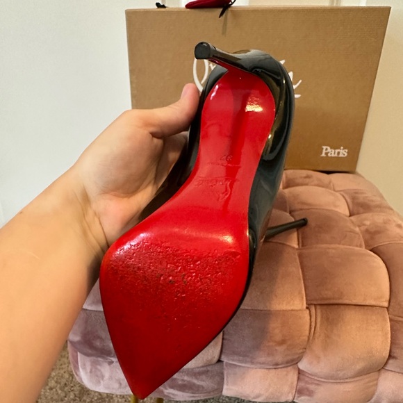 Christian Louboutin Black Pigalle Heels - Picture 9 of 15